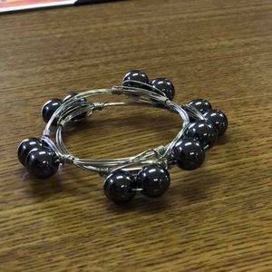 bourbon & boweties inspired wire wrapped bracelet